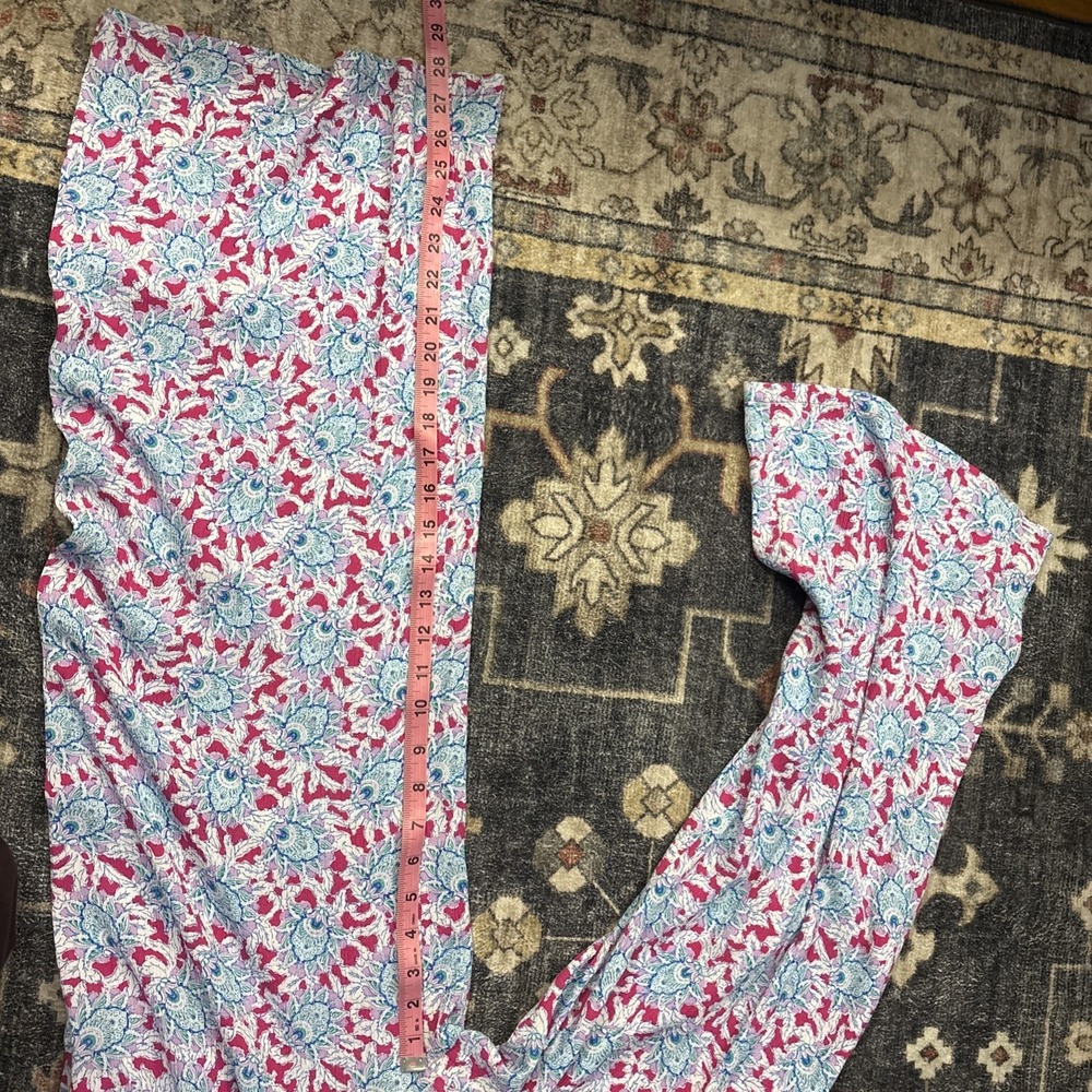 Loft Size Small Bloom Smocked Strappy Jumpsuit Wide Leg Adjustable Straps - Picture 7 of 8